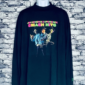Jimi Hendrix Experience T Shirt 2008‎ Smash Hits Long Sleeve Rock And Roll 2XL